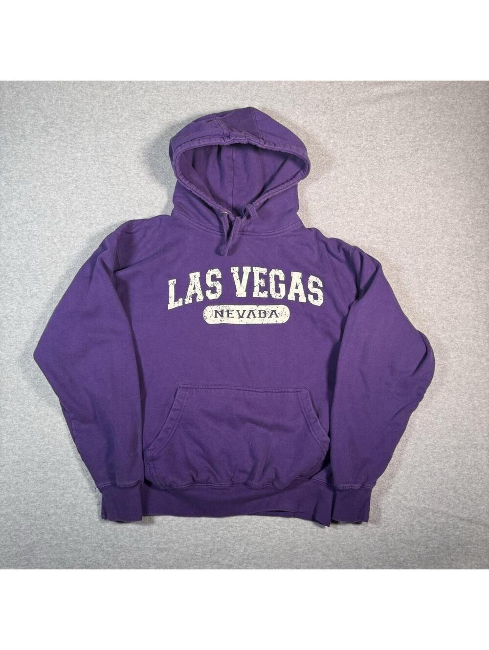 Y2K purple Las Vegas Spellout hoodie